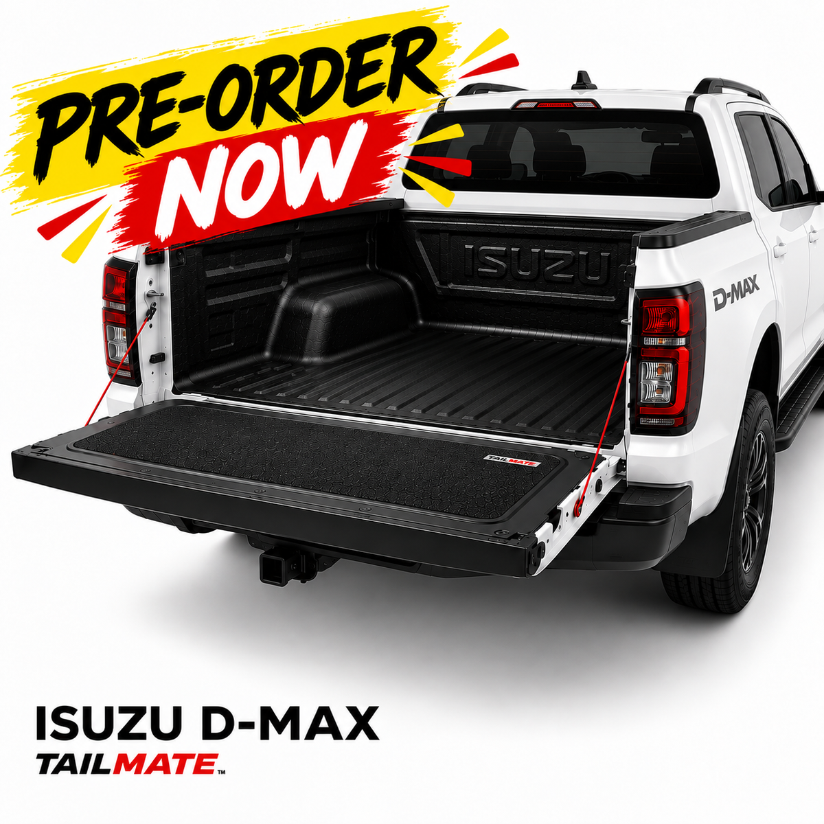 2020-Current-Isuzu D-Max/Mazda BT-50 Non-Slip Tailgate Protector