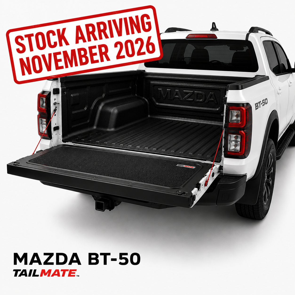 2020-Current-Isuzu D-Max/Mazda BT-50 Non-Slip Tailgate Protector