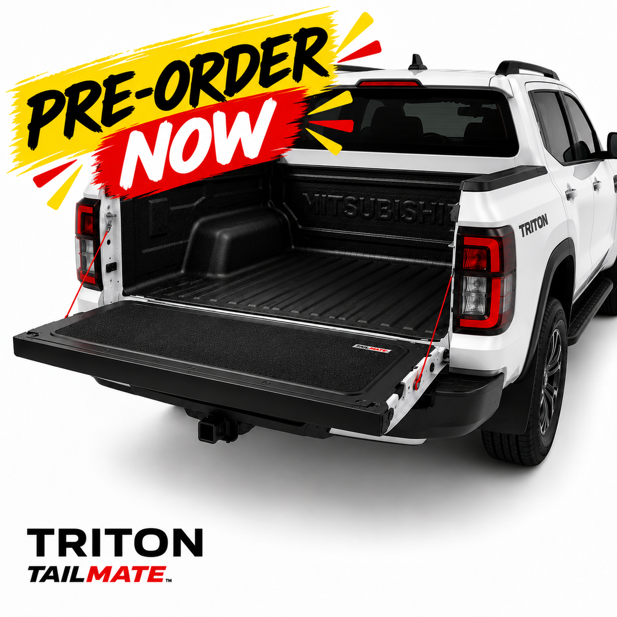 2026-Mitsubishi Triton/Nissan Navara  Non-Slip Tailgate Protector